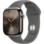 Apple Watch S10 Cell/42mm/Natural/Sport Band/Stone Grey/-M/L