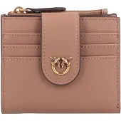 Pinko Leder Geldbörse Multi Purpose Wallet Biscotto Zenzero - Antique Gold taupe