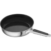 Zwilling Bratpfanne "Pure" Edelstahl 18/10 1 Stk. tlg. Keramikbeschichtung, Stay-Cool Griffe, Edelstahl