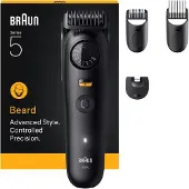 Braun Haarschneider "Barttrimmer BT5520" ultrascharfe Klinge, 120 Min Akkulaufzeit, 40 Längeneinstellungen
