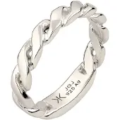 KUZZOI Ring 925 Sterling Silber in Silber | Gr.: 60