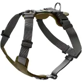 DOG SPORT HUNTER Geschirr Aalborg Mixed M-L, oliv/grau