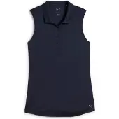 Puma Damen Polo Shirt W Pure 2.0 SL Polo 629945 Deep Navy-L