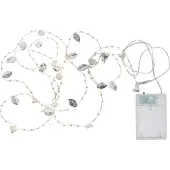 Star Trading 729-04, Leichte Dekorationskette, Silber, Ambiente, Kinderzimmer, Wohnzimmer, IP20, 6 h