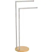 Zeller Present Handtuchständer Inox Bambus 24x36x81.5 cm