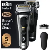 Braun Series 9 Pro+ Elektrorasierer, Ladestation, Wet & Dry, 9517s, Silber