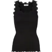 Rosemunde Tanktop "Babette Silk Top" Vintage-Spitzenbesatz, breite Träger, feminin, bequem, Seidenmix