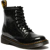 Dr. Martens Boots - 1460 J - Nebel Glitter - Black/Silber/Nebel - - 35 - Stiefel