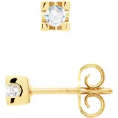 Diadema - Ohrringe mit Diamanten - Gelbgold