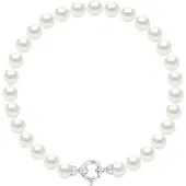 Diadema - Armband - Echte Süßwasserperlen - Weißgold