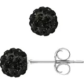 Diadema - Ohrringe Black Night - Kristall Schwarz - Kollektion Crystal Pearl
