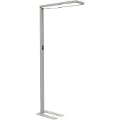 MAUL LED-Stehlampe MAULsenja, 87 W, 15150 lm, 2700-5700 K, direktes/indirektes Licht, dimmbar, Bewegungs-/Lichtsensor,H 1960 mm, Aluminium, silber