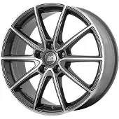 RC Design 18 Zoll Alufelge RC32 18"x9" 5x112 PCD ET49 66,6mm Felge Grau Frontpoliert