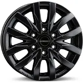 BORBET CW6 black matt 6.5x17 ET62 - LK6/130 ML84.1 Alufelge schwarz