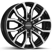 Dezent ALUFELGE KC dark 8x17 6x114.3 ET 30 BLACK/POLISHED