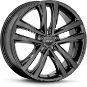 Oxxo 16 Zoll Alufelge Brave Black 16"x7.00" 5x112 PCD ET41 66.6mm Felge Schwarz