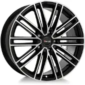 AVUS Alufelge Ac-M08 11.5X20 5X130 Et 68 Black Polished