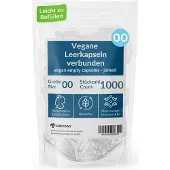 SHROOMY Leerkapseln Größe 00 verbunden 1000 St Kapseln