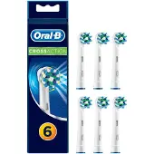 Oral-B CROSS ACTION Aufsteckbürsten 6 STÜCK, Ersatzbürsten Bürstenköpfe