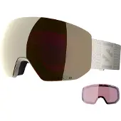 Salomon Skibrille Radium Pro S Sigma Unisex Rainy Day / Black Gold / Silver Pink (+ Extra Lens)
