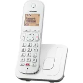 Panasonic KX-TGC250, DECT-Telefon, Kabelloses Mobilteil, Freisprecheinrichtung, 50 Eintragungen, Anrufer-Identifikation, Weiß