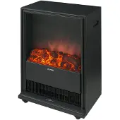 Eurom BARCELONA, Elektrischer Quarz-Raumheizer, Drinnen, Flur, Schwarz, Glas, Metall, 2000 W