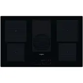 Whirlpool WVH 92 K/1, Schwarz, Integriert, 80.4 cm, Zonen-Induktionskochfeld, Glaskeramik, 4 Zone(n)