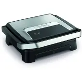 Tefal Inicio Classic Inox GC271D10, Schwarz, Edelstahl, Rechteckig, Feuerrost, 290 x 260 mm, 1 Zone(n), Scharnier