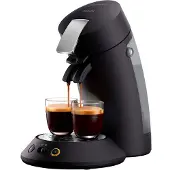 Philips CSA220/60 Original Plus Premium Padmaschine (2 Tassen gleichzeitig, Kaffeestärkewahl, 0,7 L Wassertank, Kaffee Boost Technologie, schwarz)