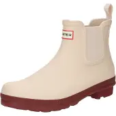 Hunter Original Chelsea Boot Shifting Sand/ Merlot Größe EU 42