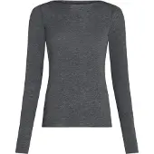 Hunkemoller Super Soft Shirt aus Kaschmir-Mix mit U-Boot-Ausschnitt Grau