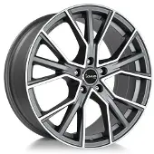 BIRTH Alufelge Af18 8X18 5X100 Et 35 Matt Anthracite Polished