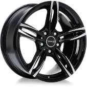 AVUS Alufelge Af15 8.5X19 5X112 Et 50 Black Polished