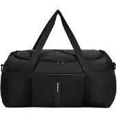 Samsonite TA Revolution - Faltbarer Reisetasche 53 cm, Mittelgroß, Leicht & Kompakt, mit reflektierenden Details, Duffel für Urlaub & Sport, Schwarz – Größe 53 x 32 x 28 cm