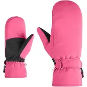 Ziener Fäustlinge "KEVI-Z PR MITTEN glove", Damen, Gr. 7, rosa (pop pink), Polyester, Handschuhe Fäustlinge