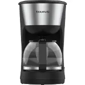 Taurus VERONA 12 INOX, Filterkaffeemaschine, Gemahlener Kaffee, 1000 W, Schwarz, Edelstahl