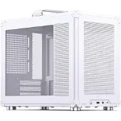 Jonsbo C6 MAX, Desktop, PC, Weiß, ITX, micro ATX, Stahl, Glas, 17 cm