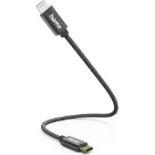 Hama 00201601 Lightning-Kabel 0,2 m Schwarz