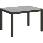 Itamoby Ausziehbarer Tisch 90x120/380 cm Everyday Evolution Cement Anthrazit Gestell