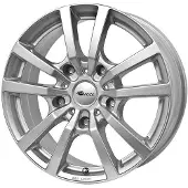 RC Design 16 Zoll Alufelge RC25T 16"x6.5" 5x112 PCD ET52 66,6mm Felge Silber