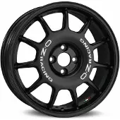 OZ RACING ALUFELGE LEGGENDA 7x17 4x108 ET 25 MATT BLACK WHITE LETTERING