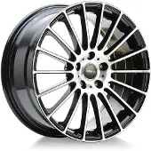 AVUS Alufelge Ac-M03 7.5X18 5X100 Et 48 Black Polished