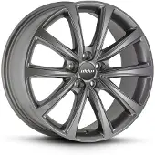 Oxxo 18 Zoll Alufelge Liberty Dark 18"x8.00" 5x112 PCD ET40 66.6mm Felge Dark GunMetal
