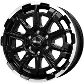 Brock B45-6L schwarz glanz voll-poliert (sgvp) 7.0Jx17 6x139.7 ET55