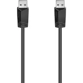 Hama 00200601, 1,5 m, USB A, USB A, USB 2.0, 0,48 Gbit/s, Schwarz