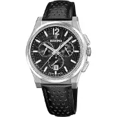 Festina Herrenuhr Swiss Made Armbanduhr Leder schwarz UF20060/4