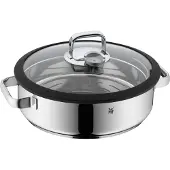 WMF Vitalis Aroma Dampfgarer Ø 28 cm, 5 l, Edelstahl, Rund, Keramik, Gas, Induktion, Edelstahl, Glas