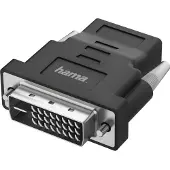 Hama 00200338, DVI-D, HDMI, Schwarz