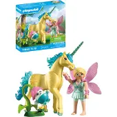 Playmobil - Collectible Unicorn: Sunshine Blossom with Fairy (71842)