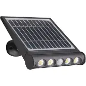 CENTURY LED-Solarwandleuchte GENIUS SLIM 8W 4000K IP65 Schwarz